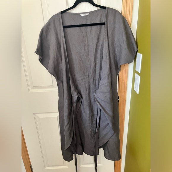 Linenfox Mimosa dress in sz S/M - grey - Picture 2 of 6
